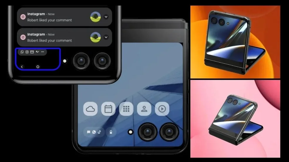 El mítico Motorola con tapa vuelve como un teléfono con pantalla plegable